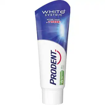 Etos Prodent White System Tandpasta 75 ML aanbieding