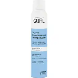 Etos Guhl 30sec Droogshampoo Volume & Frisheid 200ml aanbieding