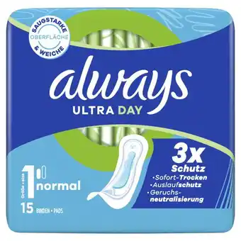 Etos ALWAYS ULTRA PADS NORM 15 - SP aanbieding