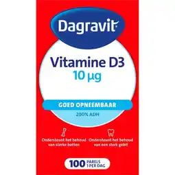 Etos Dagravit Vitamine D pearls 10 μg 100 parels aanbieding