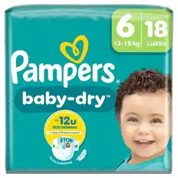 Etos Pampers Baby Dry Luiers Maat 6 13-18 KG 18 Stuks aanbieding