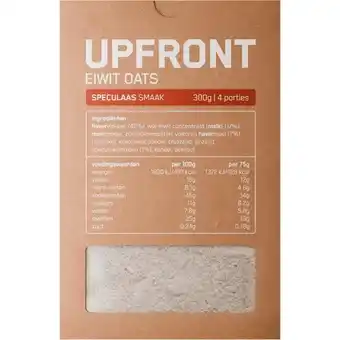 Etos Upfront eiwit oats speculaas aanbieding