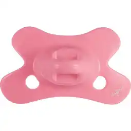 Etos Difrax Fopspeen Natural 0-6 M Uni Raspberry aanbieding