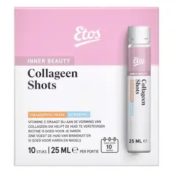 Etos Etos Collageen Shots 10 stuks aanbieding