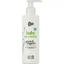 Etos Etos Pure & Organic Baby Bad & Wasgel 200 ML aanbieding