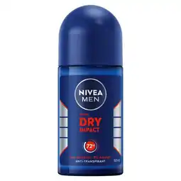 Etos NIVEA MEN Dry Impact Deodorant Roller 50 ML aanbieding