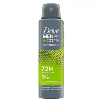 Etos Dove Men+Care Advanced Sport Fresh Anti-transpirant Deospray 150 ML aanbieding