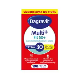 Etos Dagravit Vitaal 50+ 100 tabletten aanbieding