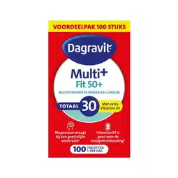Etos Dagravit Vitaal 50+ 100 tabletten aanbieding