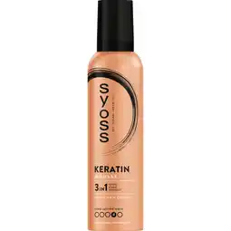 Etos Syoss Keratin Haarmousse 250 ML aanbieding