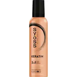 Etos Syoss Keratin Haarmousse 250 ML aanbieding