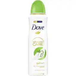 Etos Dove Advanced Care Cucumber & Green Tea Deodorant Spray 200 ML aanbieding