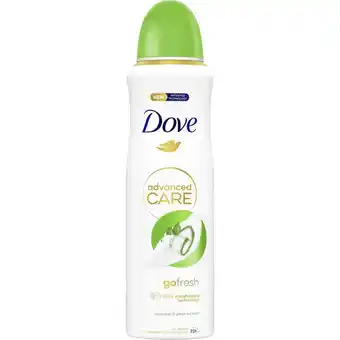 Etos Dove Advanced Care Cucumber & Green Tea Deodorant Spray 200 ML aanbieding