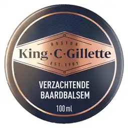 Etos King C. Gillette Baard Balsem 100 ML aanbieding