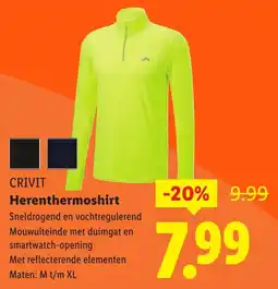 Lidl Crivit Herenthermoshirt aanbieding