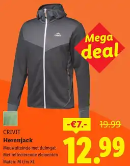 Lidl Crivit Herenjack aanbieding