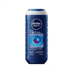 Etos NIVEA MEN Total Relax 3-in-1 Douchegel 250 ml aanbieding
