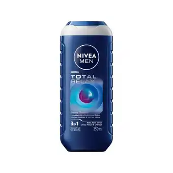 Etos NIVEA MEN Total Relax 3-in-1 Douchegel 250 ml aanbieding