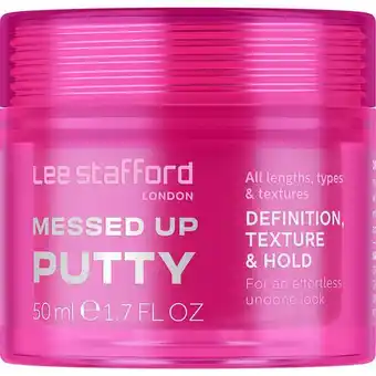 Etos Lee Stafford Messed Up Wax 50 ML aanbieding