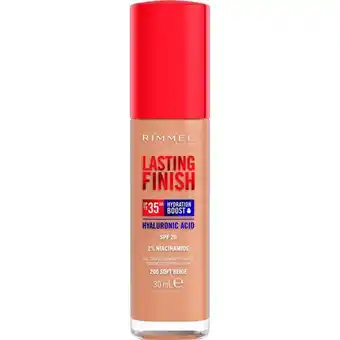 Etos Rimmel Lasting Finish 35Hr Foundation 200 Soft Beige aanbieding