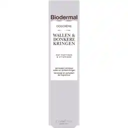 Etos Biodermal Oogcrème bij Wallen & Donkere Kringen 15 ml aanbieding