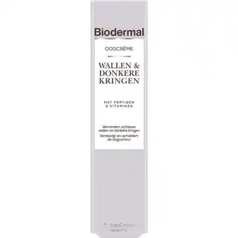 Etos Biodermal Oogcrème bij Wallen & Donkere Kringen 15 ml aanbieding