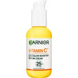 Etos Garnier SkinActive Serum Cream Vitamine C SPF 25 50 ML aanbieding