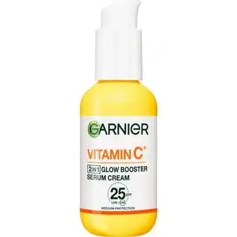 Etos Garnier SkinActive Serum Cream Vitamine C SPF 25 50 ML aanbieding