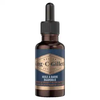 Etos King C. Gillette Baardolie 30 ML aanbieding
