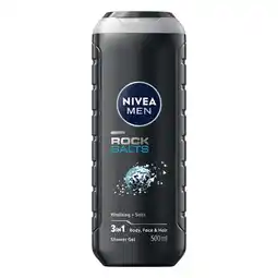 Etos NIVEA MEN Rock Salts Douchegel 500 ML aanbieding