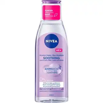 Etos NIVEA Soothing Micellair Water Gevoelige Huid 200 ML aanbieding