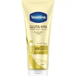 Etos Vaseline Gluta-Hya Lotion Flawless Tone 200 ML aanbieding