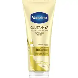 Etos Vaseline Gluta-Hya Lotion Flawless Tone 200 ML aanbieding