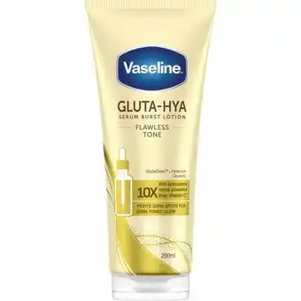Etos Vaseline Gluta-Hya Lotion Flawless Tone 200 ML aanbieding