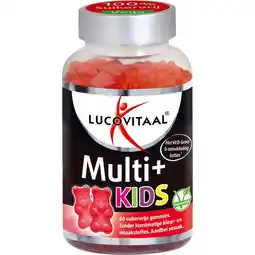Etos Lucovitaal Multi+ Kids Gummies 60 stuks aanbieding