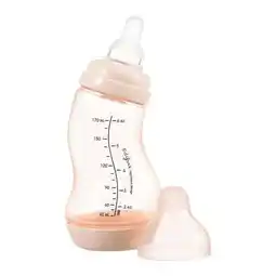 Etos Difrax Anti-colic S-fles Lichtroze 170 ML aanbieding