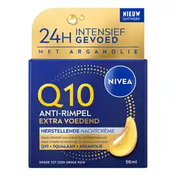 Etos NIVEA Q10 Power Extra Voedend Nachtcrème 50 ML aanbieding