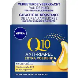 Etos NIVEA Q10 Power Extra Voedend Nachtcrème 50 ML aanbieding