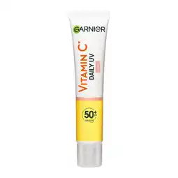 Etos Garnier SkinActive Vitamine C Glowy UV fluid met SPF50 40ML aanbieding