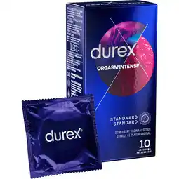 Etos Durex Condooms Orgasm Intense met Ribbels 10 stuks aanbieding