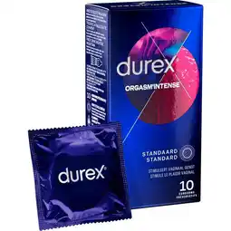 Etos Durex Condooms Orgasm Intense met Ribbels 10 stuks aanbieding