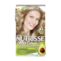 Etos Garnier Nutrisse Crème Permanente Haarverf 8 Lichtblond aanbieding