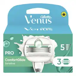 Etos Gillette Venus ComfortGlide Sensitive Navulmesjes 3 Stuks aanbieding