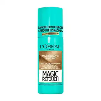 Etos L'Oréal Paris Magic Retouch Camouflerende Uitgroeispray Middenblond 75 ML aanbieding