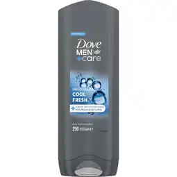Etos Dove Men+Care Cool Fresh Douchegel 250 ML aanbieding
