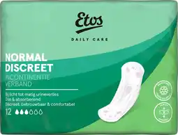 Etos Etos Daily Care Normal Discreet incontinentie verband 12 stuks aanbieding