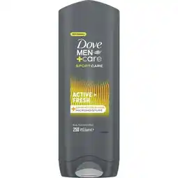 Etos Dove Men+Care Sport Active+Fresh Douchegel aanbieding