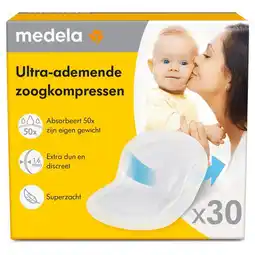 Etos Ultra-ademende Zoogkompressen 30 stuks aanbieding