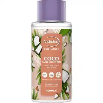 Etos Andrélon Pro Nature Coco Curl Creation Shampoo 400 ML aanbieding