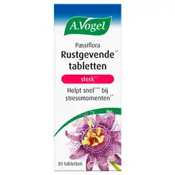 Etos A.Vogel Passiflora Rustgevende Tabletten Bij Stressmomenten 30 stuks aanbieding